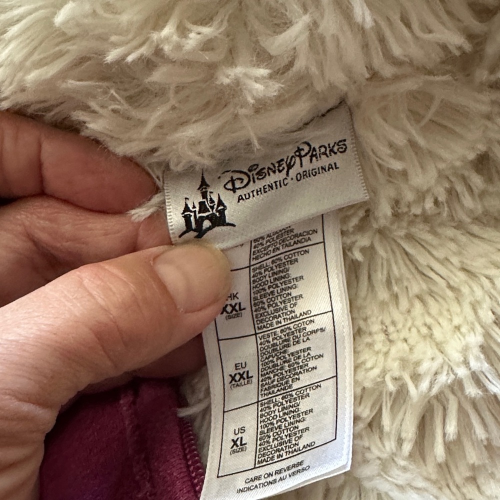 Disney Women’s hoodie  - Magenta - Picture 3 of 4